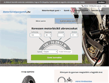 Tablet Screenshot of motorkerekpargumik.hu